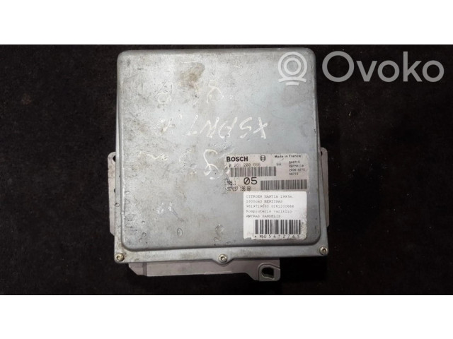Блок управления двигателя 0261200666, 9619719680   Citroen Xantia