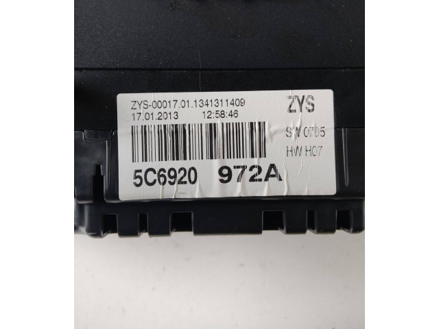 Панель приборов 5C6920972A, ZYS00017   Volkswagen Jetta VI       