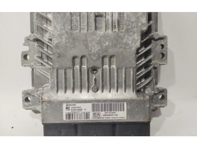 Блок управления двигателем ECU 9677243580   Peugeot 508 RXH 2011