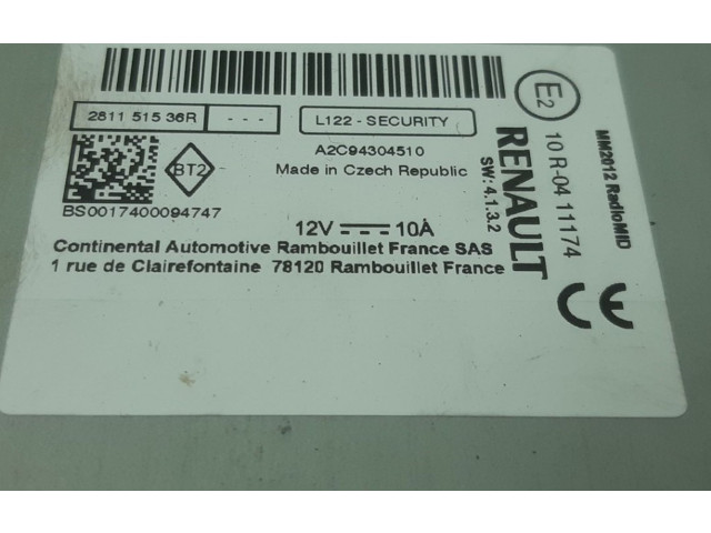 Блок предохранителей  281151536R, 281151536R   Renault Captur    