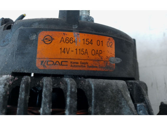 Генератор A6641540102 SsangYong Actyon