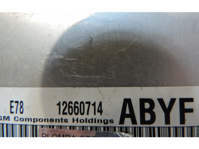 Řídící jednotka 12660714   Opel  2012