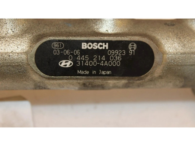 Топливная рампа 314004A000, 0445214036   KIA Sorento   для двигателя D4CB