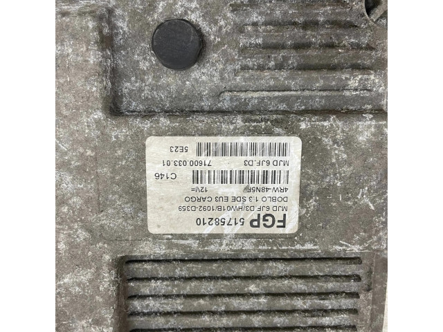 Řídící jednotka 51758210, 7160003301 Fiat Doblo 2007