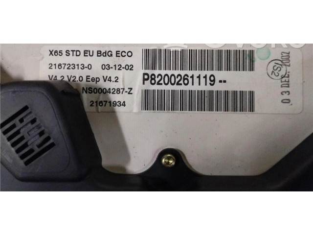 Панель приборов P8200261119, 0090059 Renault Clio II