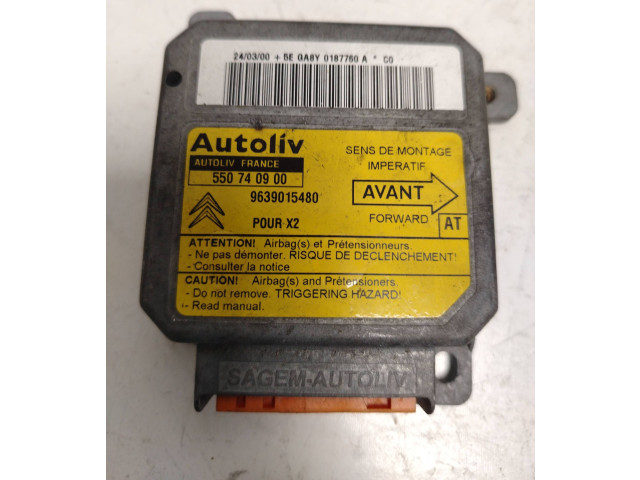 Блок подушек безопасности 550740900, 0187760A   Citroen Xantia