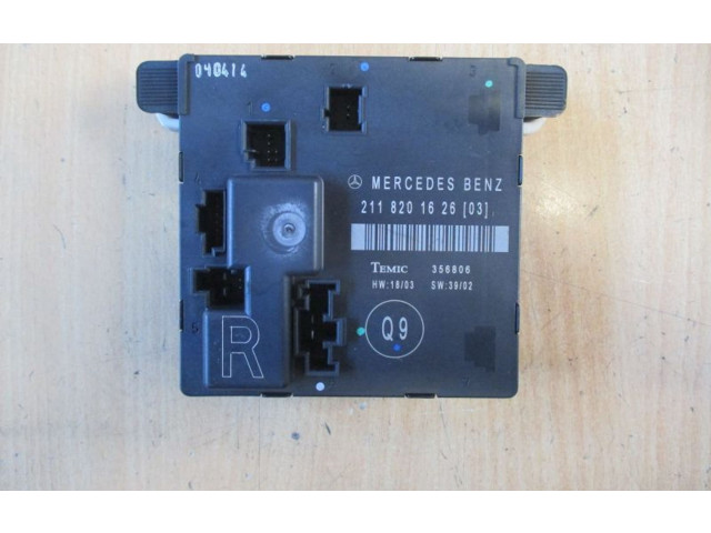 Блок управления 2118201626, 2118201626   Mercedes-Benz E AMG W211