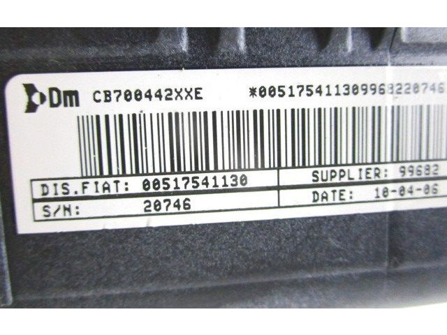 Подушка безопасности пассажира 517541130 Fiat Grande Punto