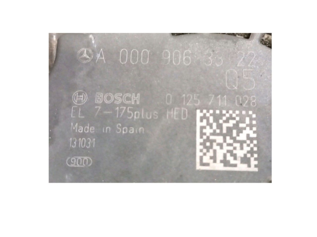 Генератор A000906332280   Mercedes-Benz A W176      