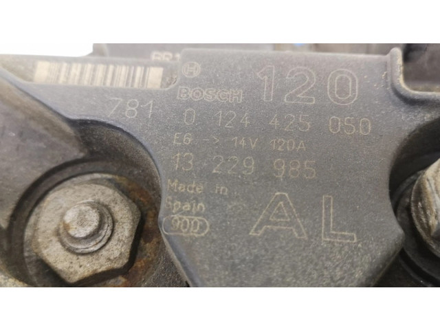 Генератор 13229985, 0124425050 Opel Zafira B 1.6