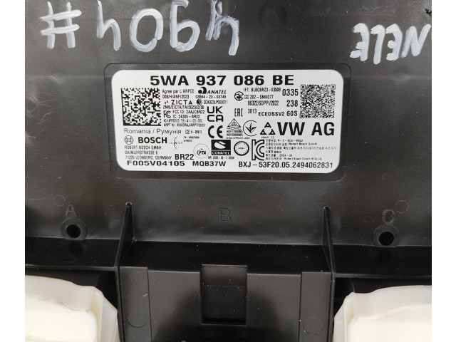 Блок комфорта 5WA937086BE, F005V04105 Skoda Octavia Mk4