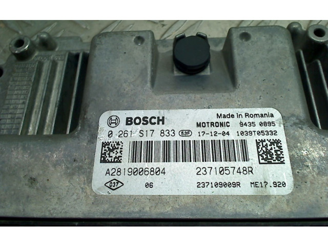 Блок управления двигателя 237105748r, 237105748R   Renault Twingo III
