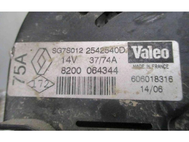 Генератор 8200064344, 8200064344 Renault Twingo I