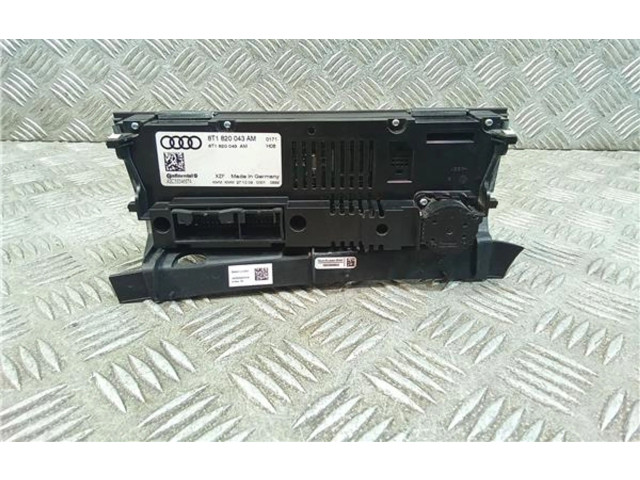 Блок управления климат-контролем 8T1820043AM, 8T1820043AM   Audi Q5 SQ5