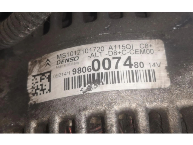 Блок управления двигателя SLV9806007480 Citroen C3