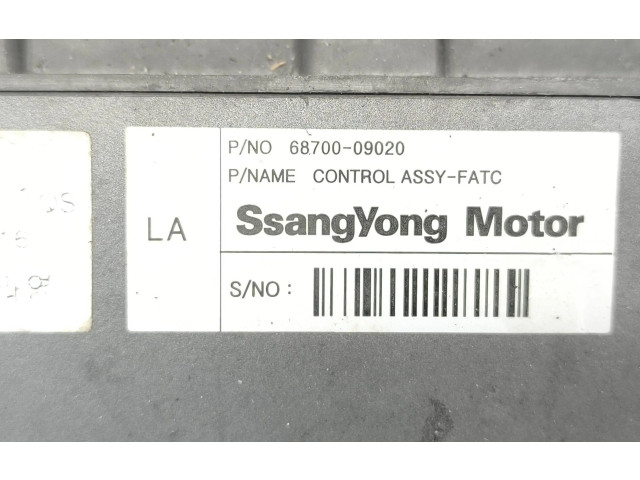 Блок управления климат-контролем 6870009020 SsangYong Kyron