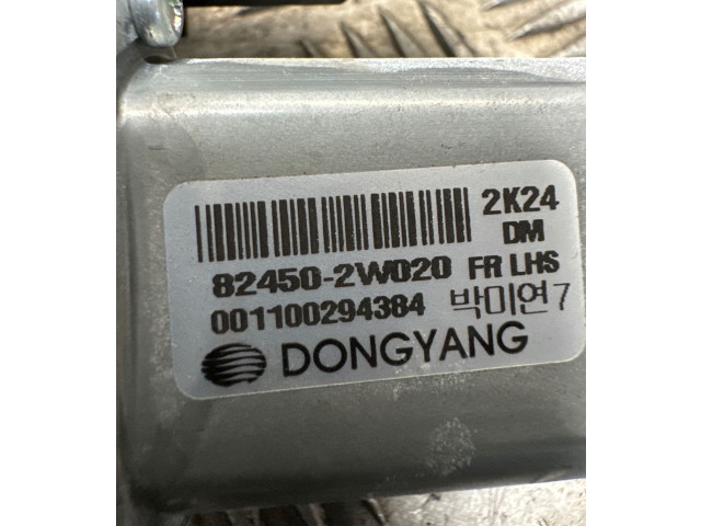 Передний двигатель механизма для подъема окон 824502W020, 001100294384   Hyundai Santa Fe