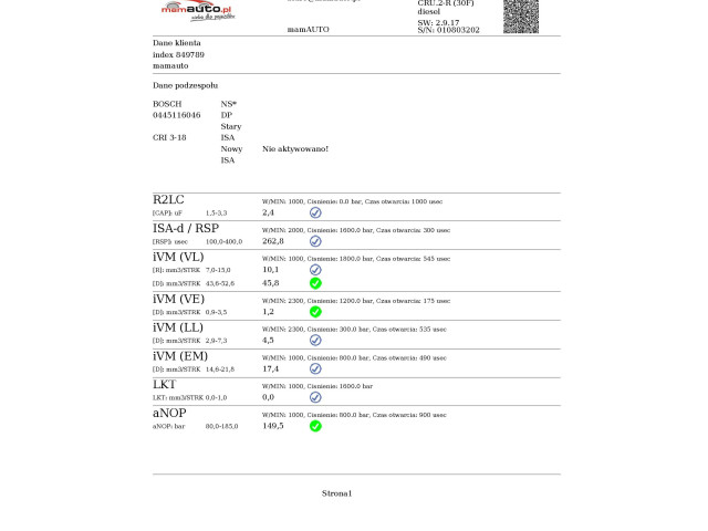 Форсунка 31303238, 31303238 Volvo S60