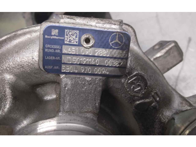 Turbodmychadlo Турбина A6510902880, 53049700094 Mercedes-Benz C W204 651911