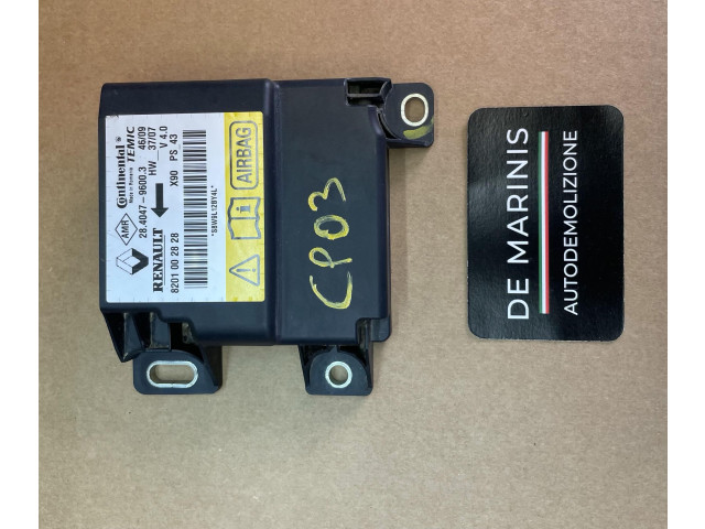 Блок подушек безопасности 8201002828, 8201002828 Dacia Sandero