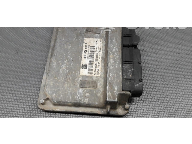 Блок управления двигателем Блок управления 03E906033P Seat Ibiza I (021A)
