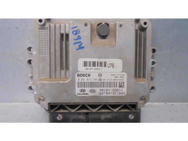 Блок управления двигателя 391012A511, 0281013145 Hyundai Getz