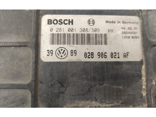 Блок управления двигателем ECU 028906021F, 028906021F Volkswagen Golf III 1995