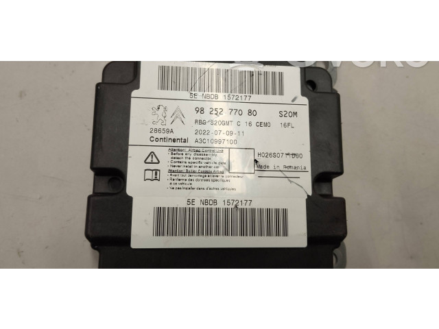 Блок подушек безопасности 9825277080   Citroen C3 Aircross