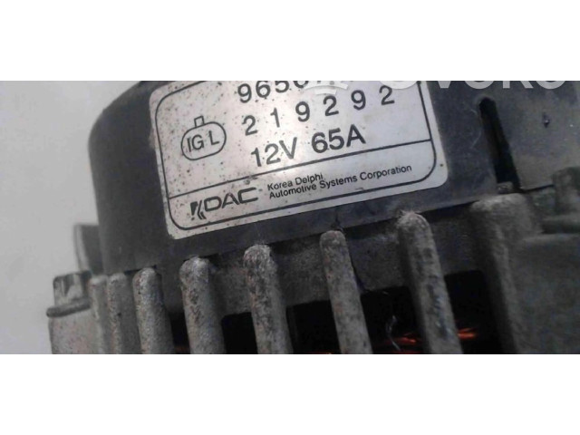 Генератор 96567255, 96567255   Chevrolet Matiz      