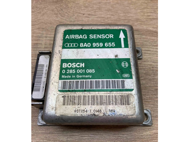 Блок подушек безопасности 8A0959655, 0285001085   Audi 80 90 S2 B4