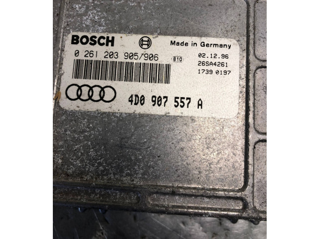 Блок управления двигателем Блок управления 4D0907557A   Audi A8 S8 D2 4D