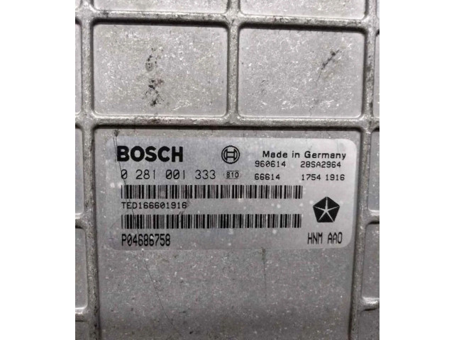 Řídící jednotka 0281001333 Chrysler Voyager