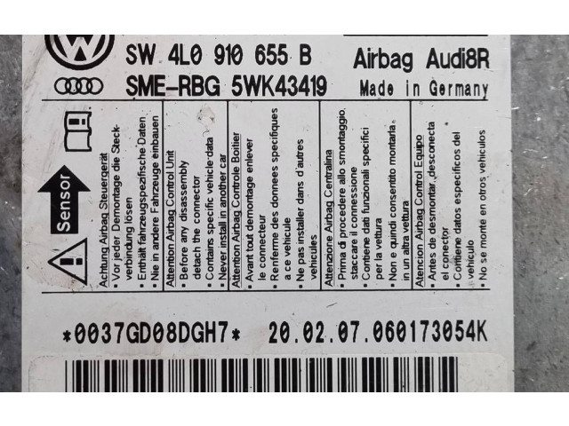 Блок подушек безопасности 4L0959655, 4L0910655B   Audi Q7 4L