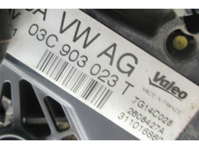 Генератор 03C903023T   Audi A3 S3 8P      