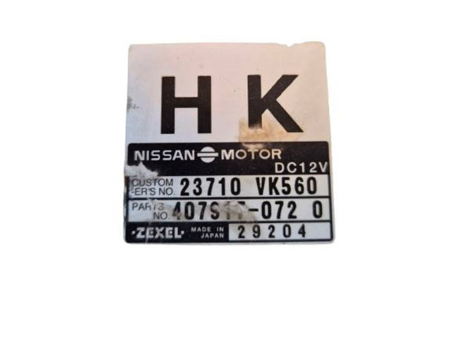 Řídící jednotka 23710VK560, 4079170720 Nissan Navara D22 2003