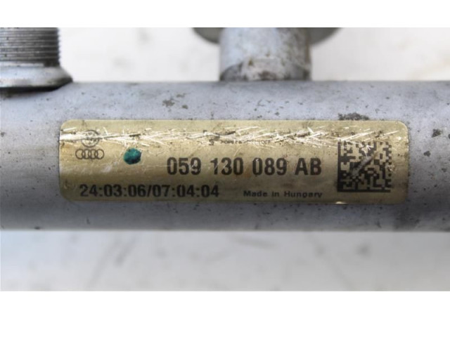 Топливная рампа 059130089AB   Audi A6 S6 C6 4F   для двигателя BMK