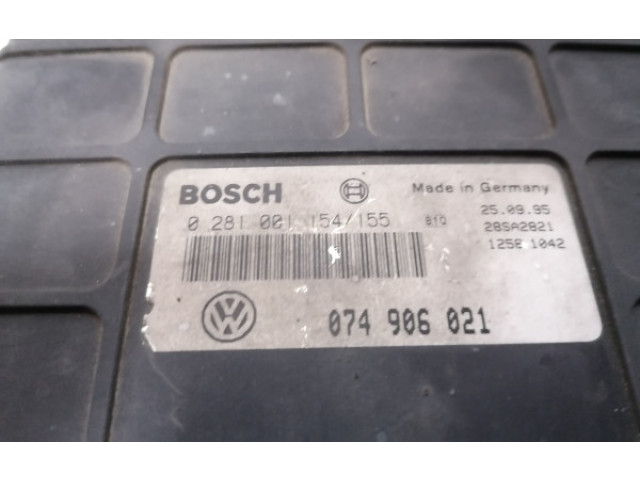 Блок управления двигателя 074906021, 0281001154 Volkswagen Transporter - Caravelle T4