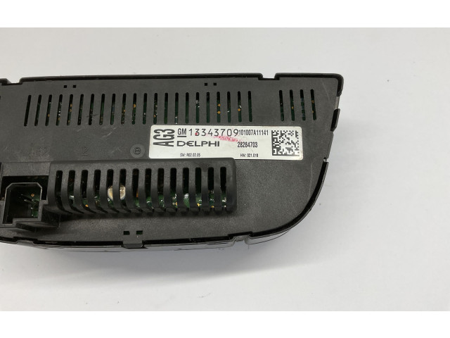 Блок управления климат-контролем 13343709, 28284703   Opel Meriva B