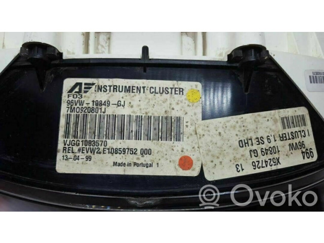 Přístrojová deska Seat Alhambra (Mk1) 1996 96VW10849GJ