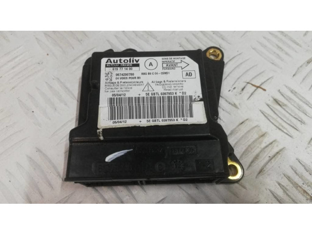 Блок подушек безопасности 9674290780, 619771400 Citroen Berlingo