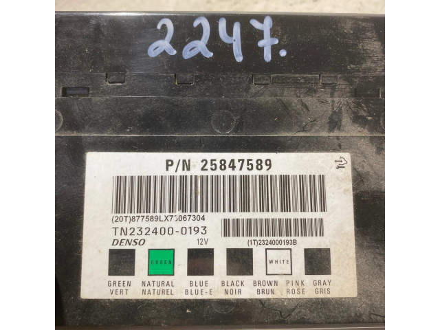 Блок комфорта 25847589, TN2324000193 Chevrolet Captiva