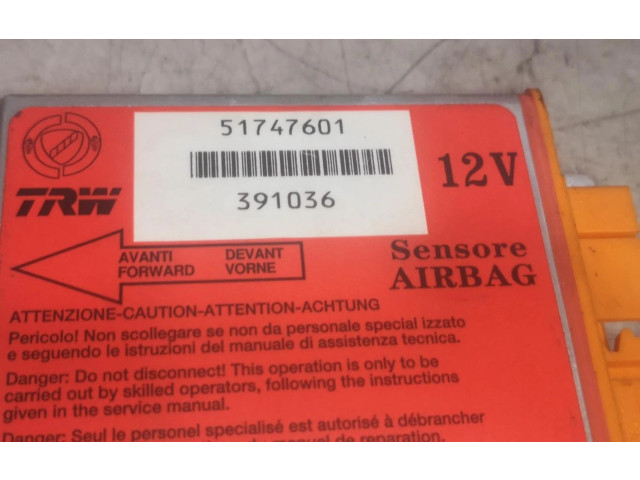 Блок подушек безопасности SLV51747601   Fiat Punto (199)