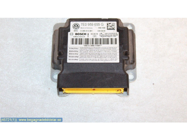 Блок подушек безопасности 7E0959655G, 0285013361   Volkswagen Transporter - Caravelle T6