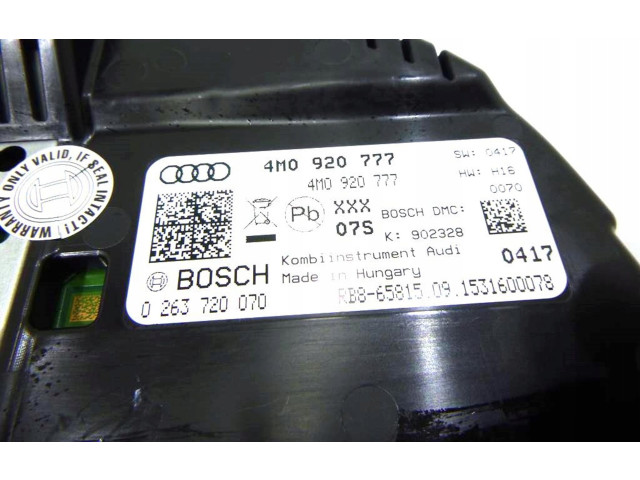 Přístrojová deska Audi Q7 4M 2016 4M0920777