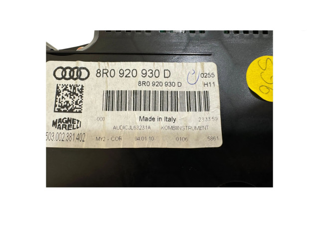 Přístrojová deska Audi Q5 SQ5 2013 8R0920930T, 503002425430