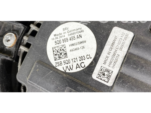 Вентилятор радиатора 5Q0959455AN, 5q0121205ad Audi A3 S3 8V