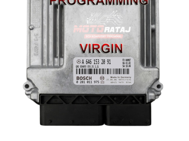 Řídící jednotka A6461532091, 0281011975 Mercedes-Benz Sprinter W901 W902 W903 W904 2007