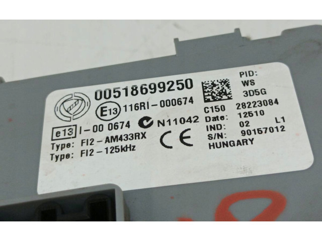 Pojistková skříňka Řídící jednotka BSM 00518699250   Fiat Punto Evo 2010