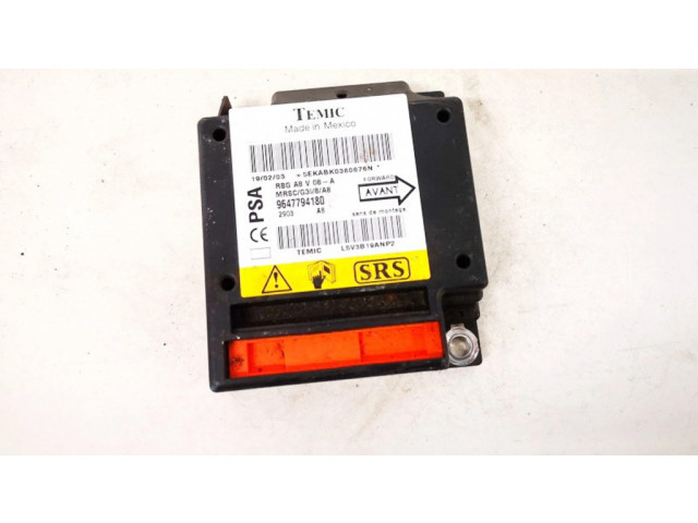 Блок подушек безопасности 9647794180 Citroen C3