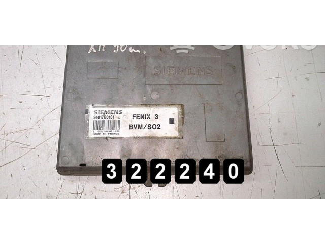 Блок управления двигателя S101700101K   Citroen XM